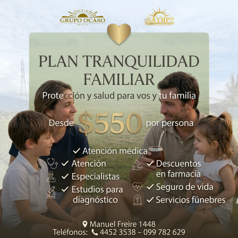 Plan Tranquilidad Familiar — Protección y salud para vos y tu familia